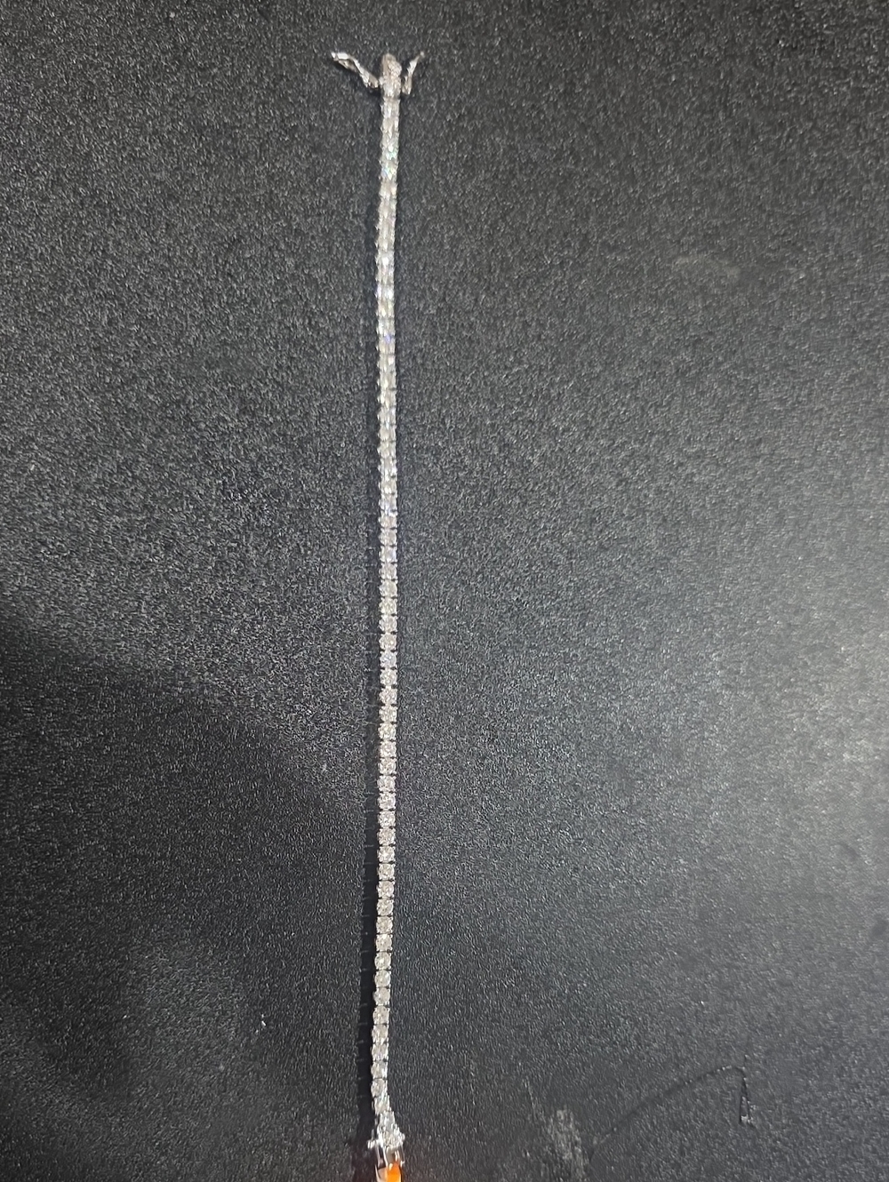 925 Silver 8 Inch Tennis Bracelet w/ Moissanite Stones